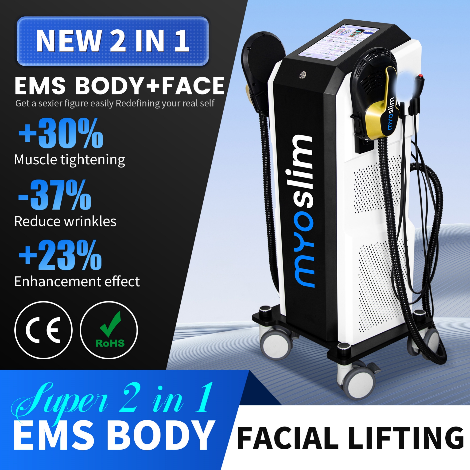 Face Massager - Professional EMS Beauty Device for Face