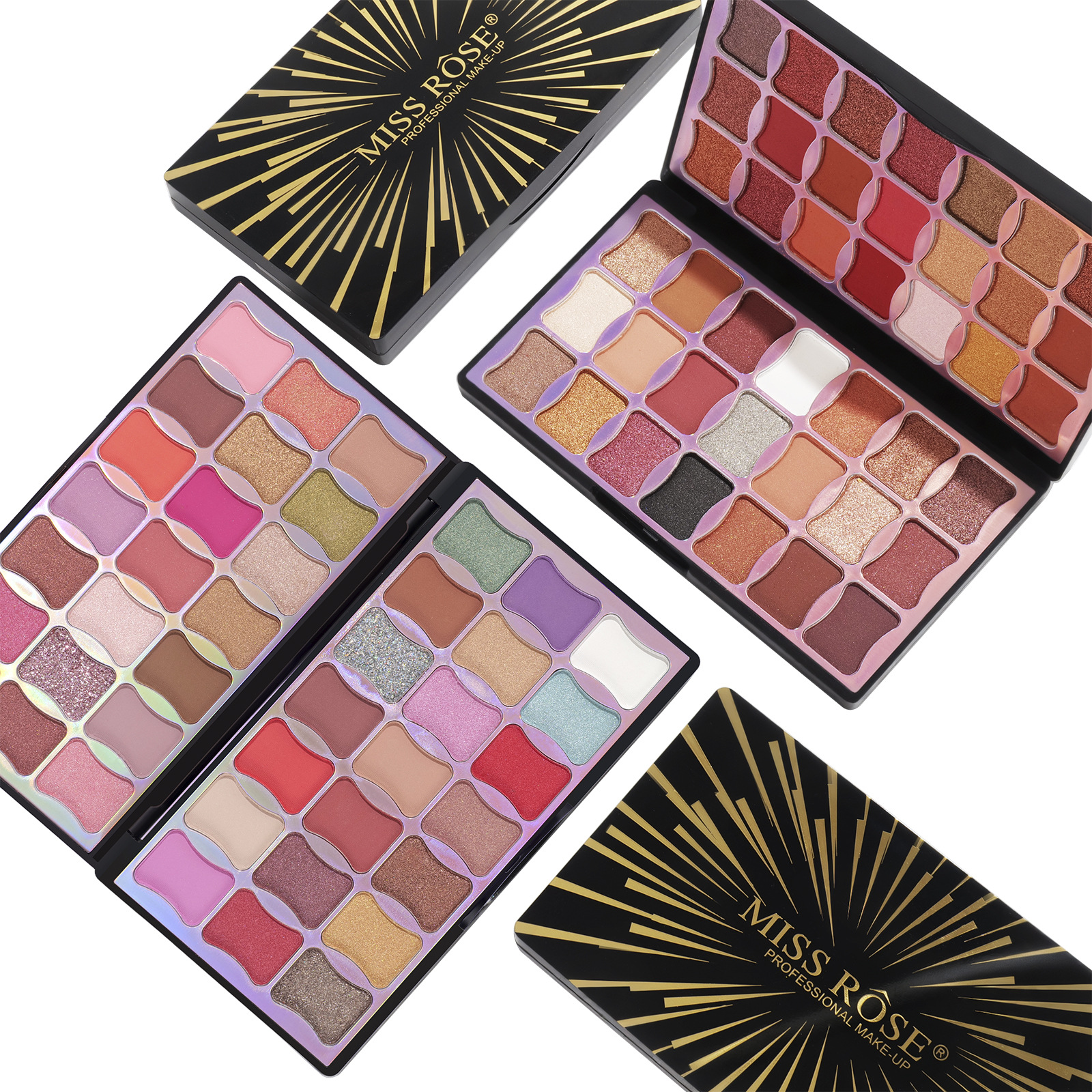 Beauty Makeup Eyeshadow Palette - MISS ROSE 42 Colors Eyeshadow Palette