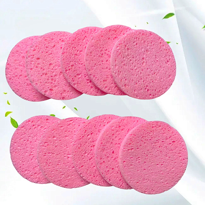 Kiss Beauty Makeup Remover - 5-10pcs Natural Face Round Makeup Remover