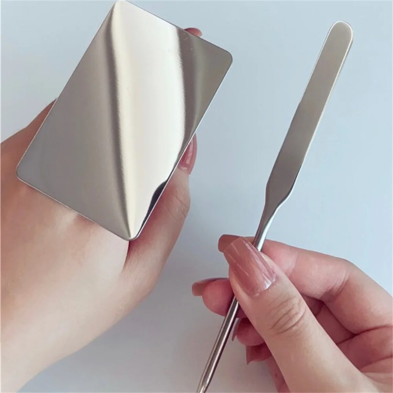 Beauty Makeup Bar - 1set Stainless Steel Makeup Foundation Shovel