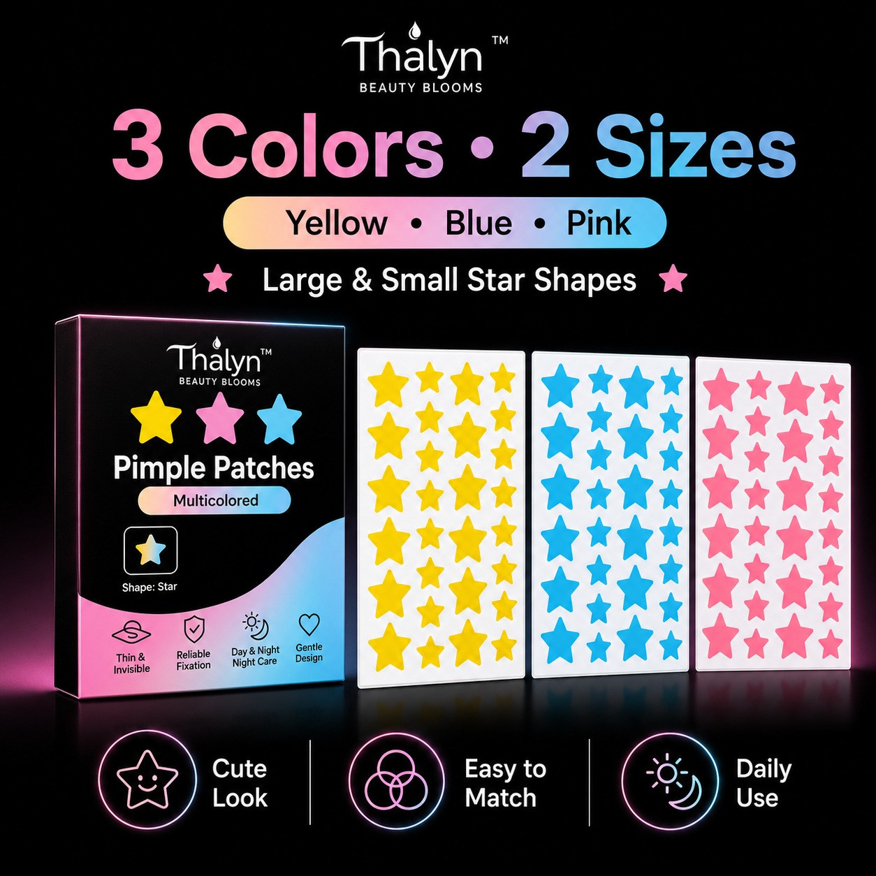 240PCS Colorful Star Pimple Pa – обзор и цена Beauty For You Makeup