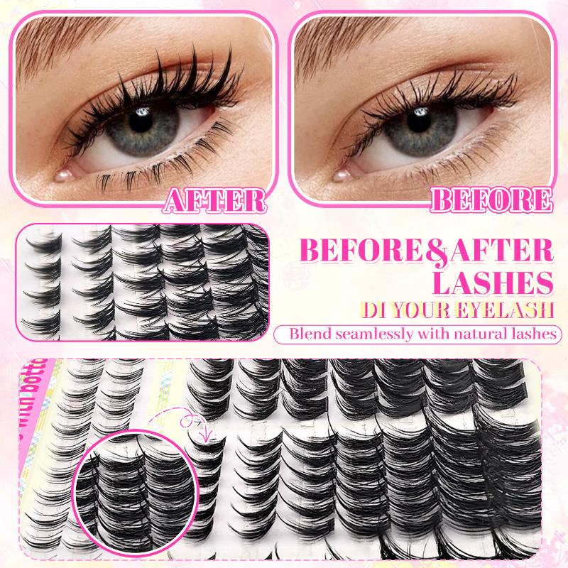 1Box Cluster Eyelash Extension – обзор и цена False Eyelashes Natural