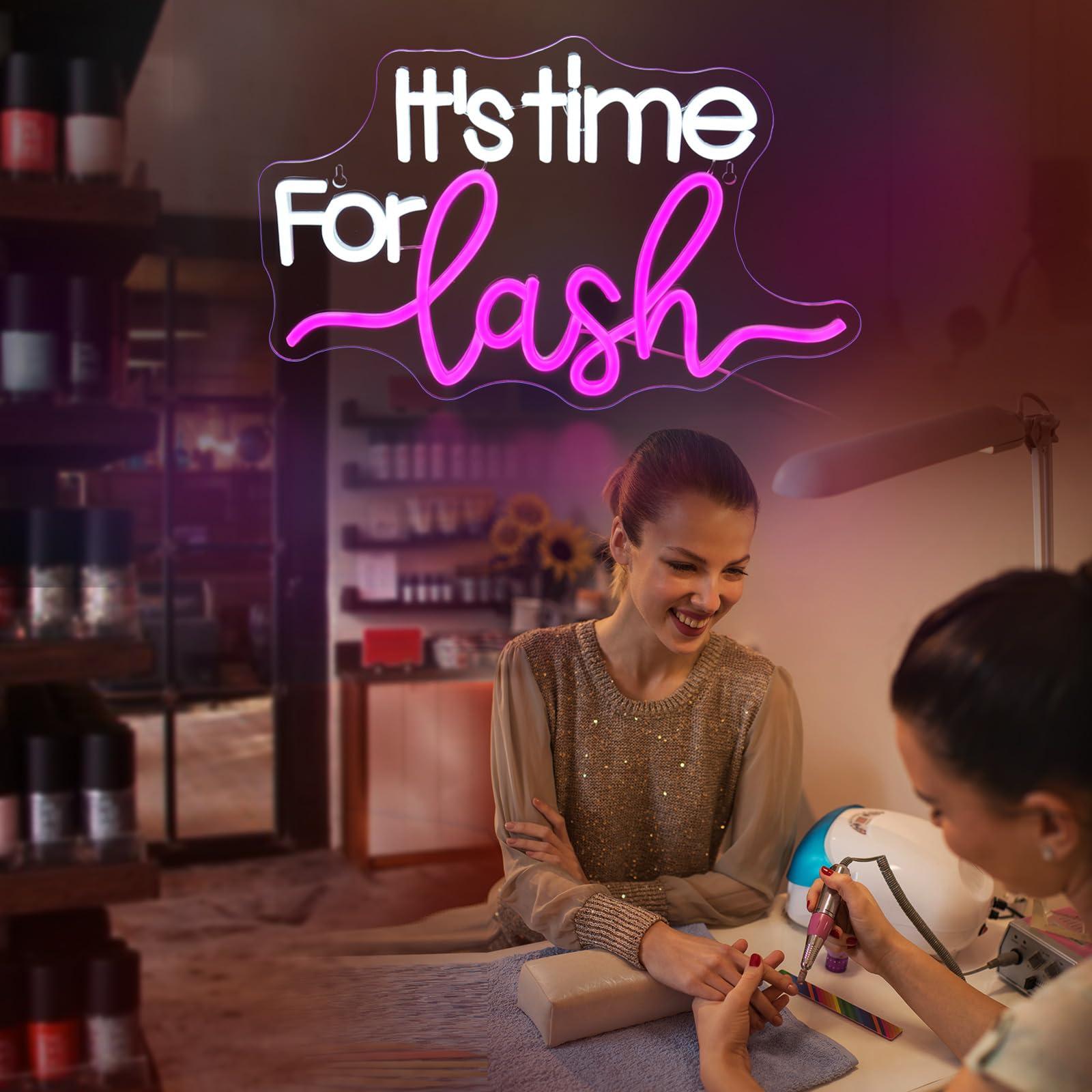 It's Time For Lash Neon Sign L – обзор и цена Beauty Makeup Bar
