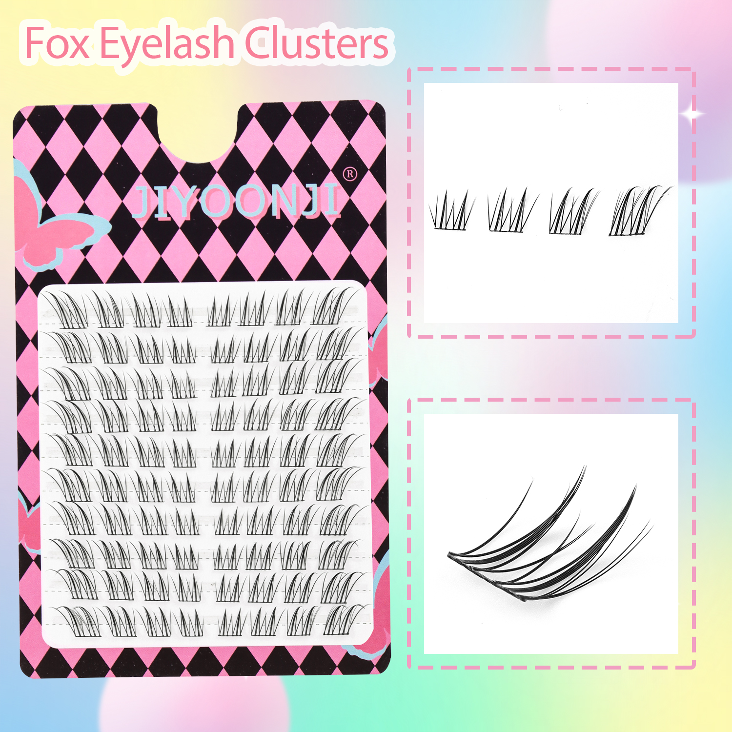 80 Clusters of Fox-Style False – обзор и цена False Eyelashes Natural