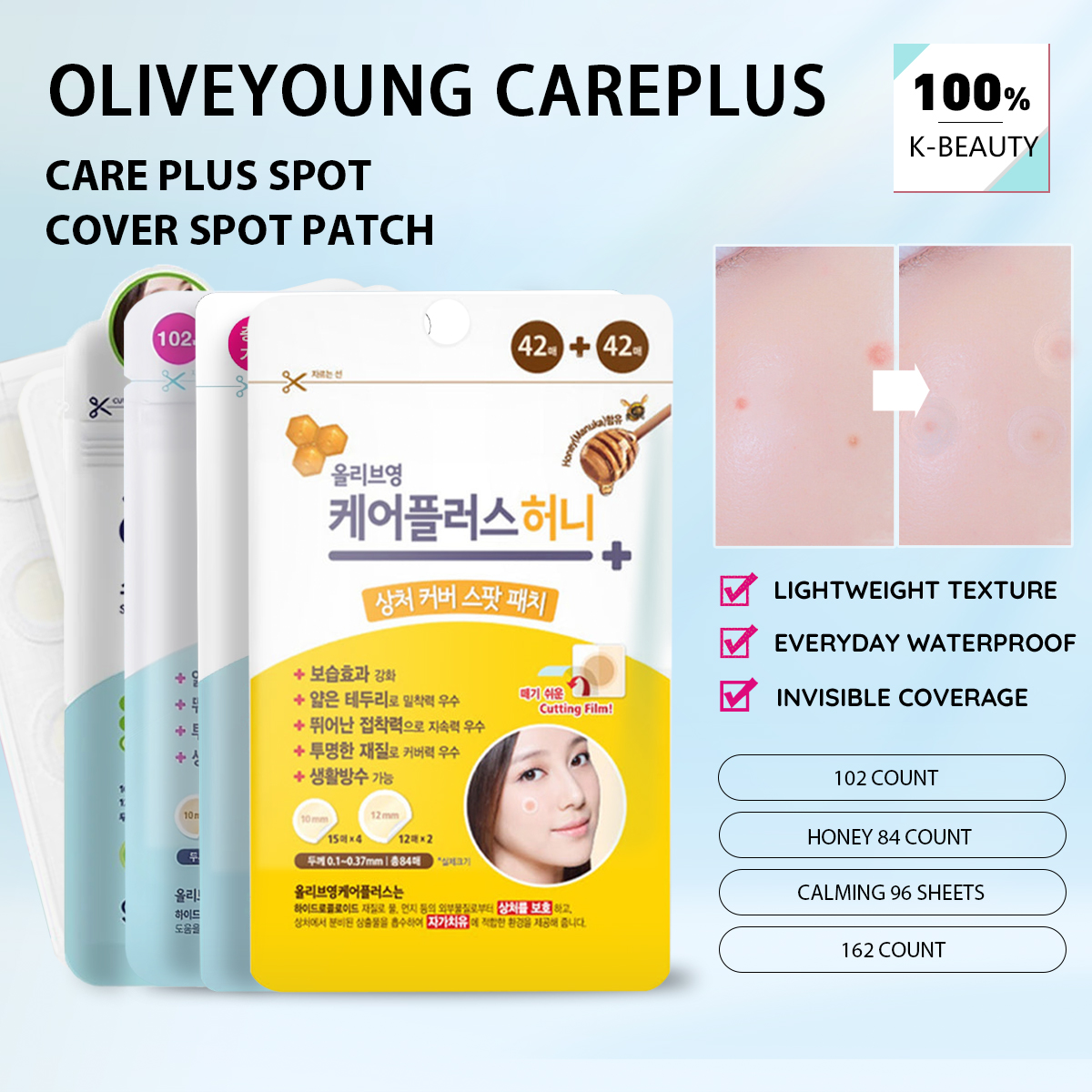 Olive Young Care Plus Spot Cov – обзор и цена Beauty For You Makeup