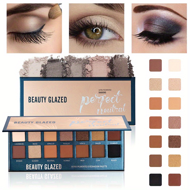 BEAUTY GLAZED 14 Colors Eyesha – обзор и цена Beauty Huda Makeup