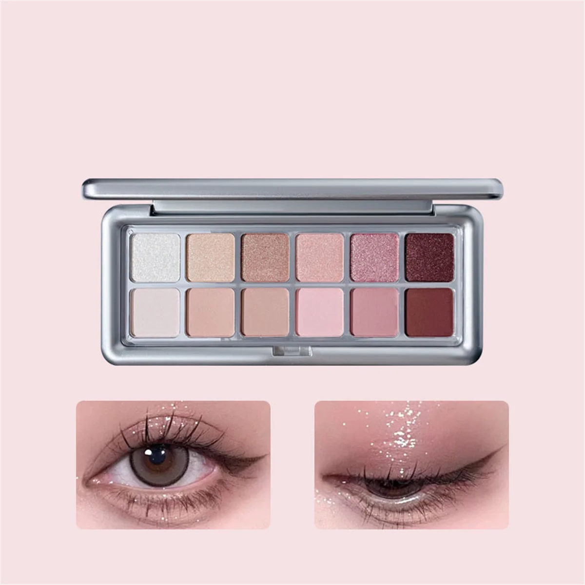 12 Color Eye Shadow Plate Matt – обзор и цена Beauty Huda Makeup