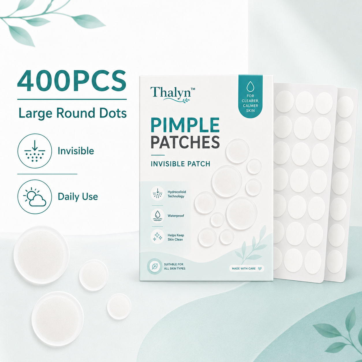 400PCS Large Round Pimple Patc – обзор и цена Beauty For You Makeup