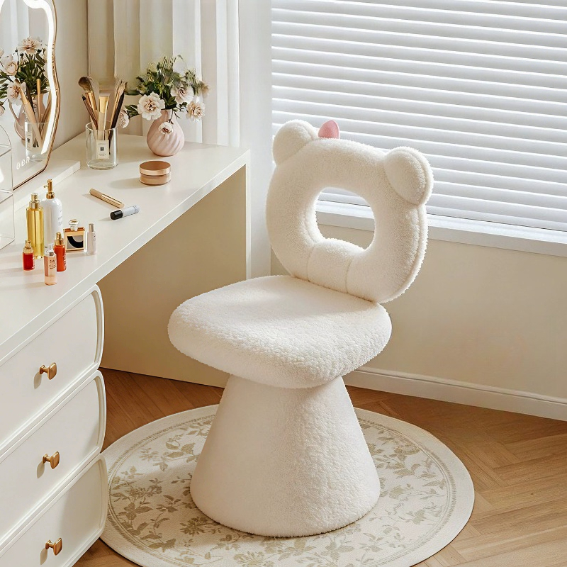 Bow Dressing Vanity Stool Pink – обзор и цена Beauty And Makeup