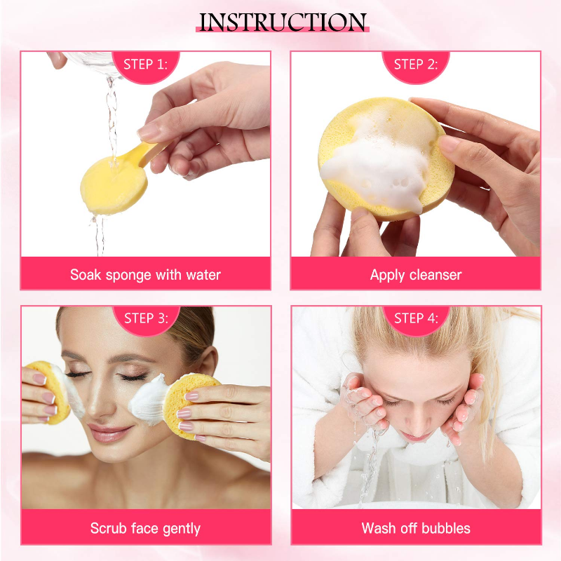 12Pcs Compressed Facial Sponge – обзор и цена Kiss Beauty Makeup Remover