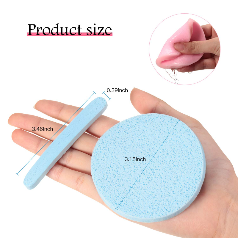 12Pcs Compressed Facial Sponge – обзор и цена Kiss Beauty Makeup Remover
