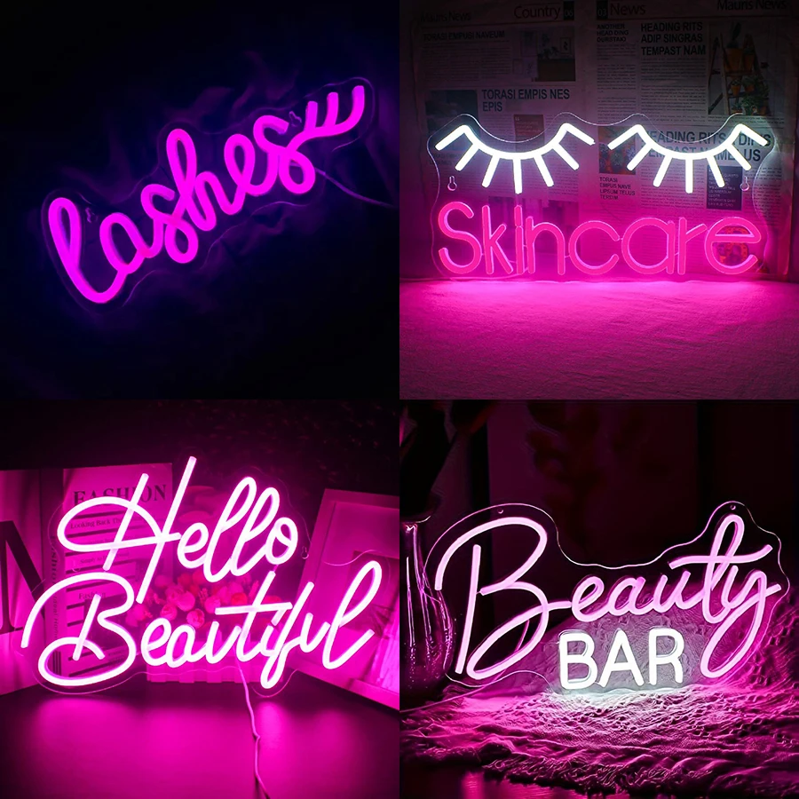 Neon Sign Eyelashes Light Pink – обзор и цена Beauty Makeup Bar