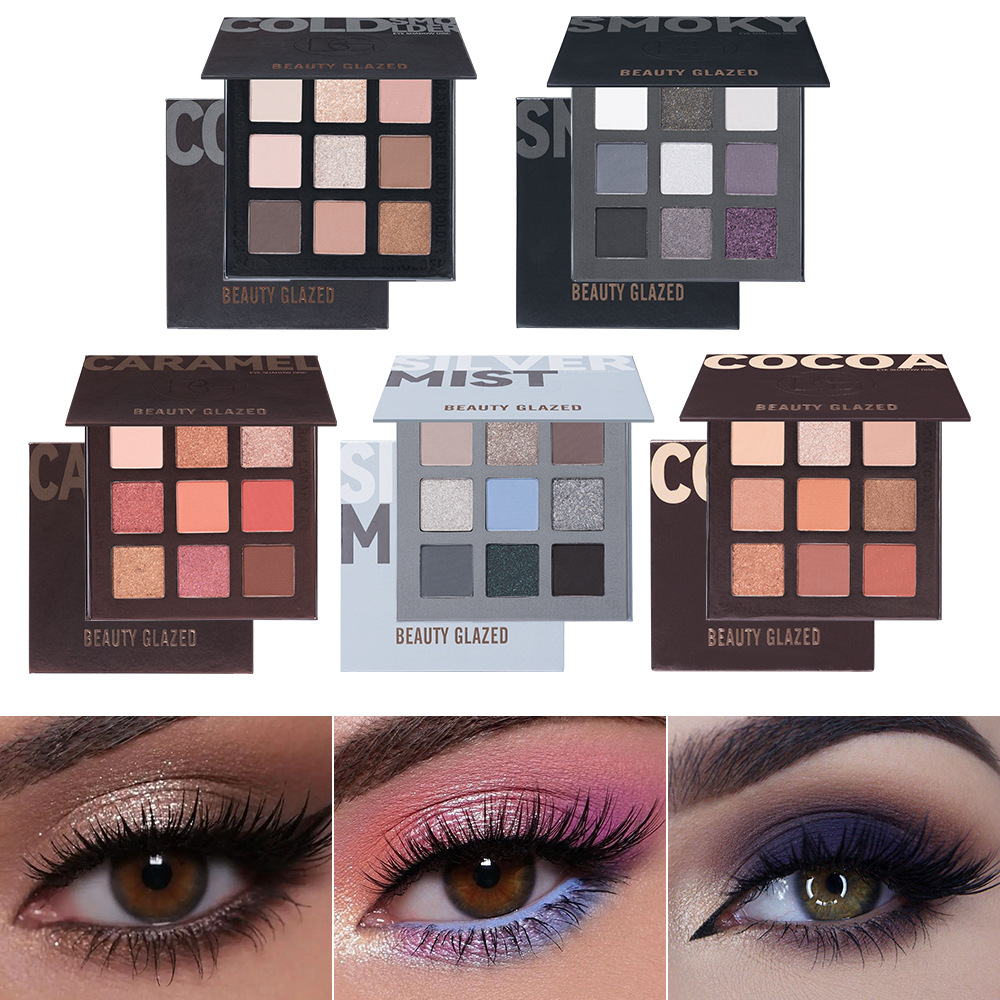 Beauty Glazed 9 Colors Eye Sha – обзор и цена Beauty Makeup Eyeshadow Palette