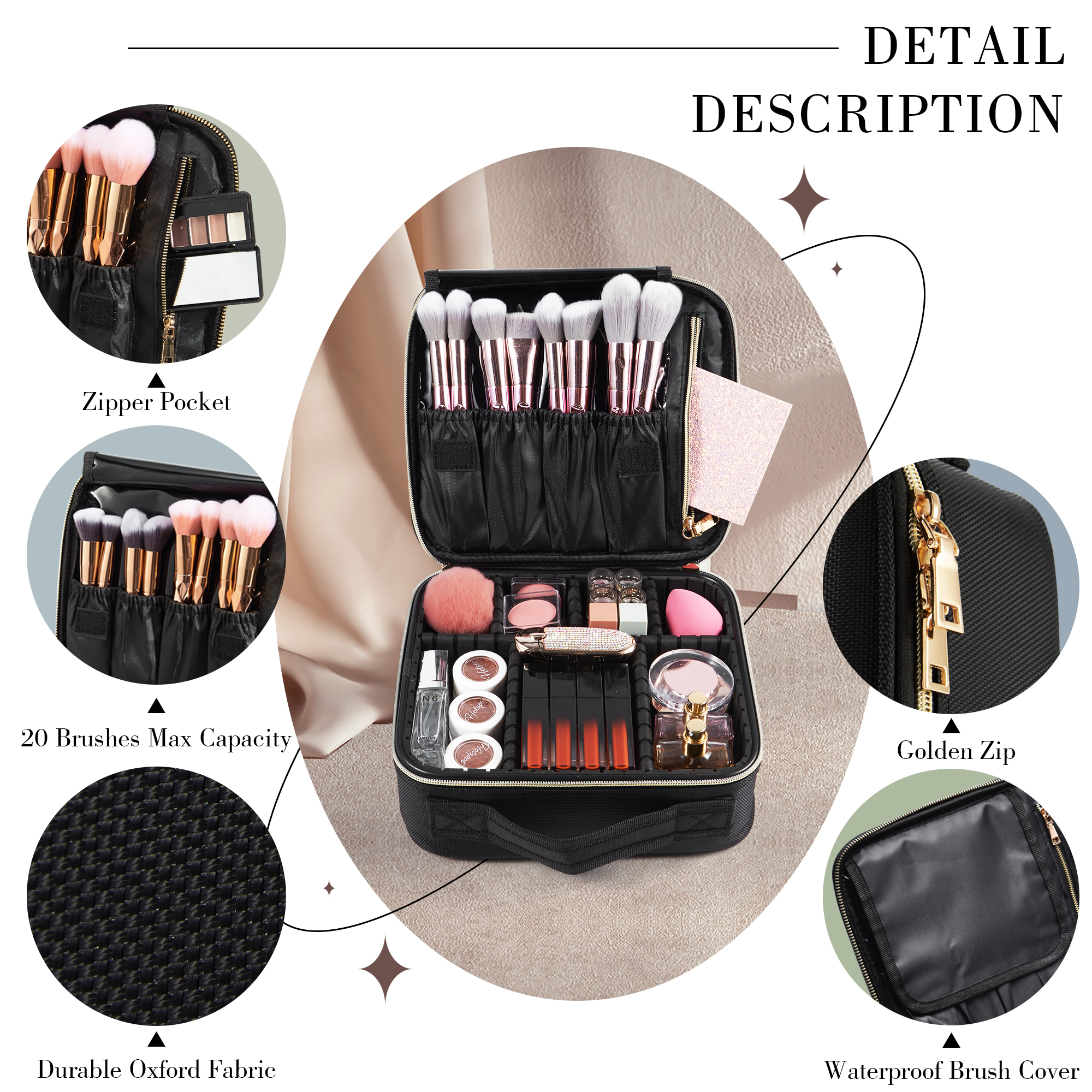 Cosmetic Case Makeup Bag Vanit – обзор и цена Beauty For You Makeup
