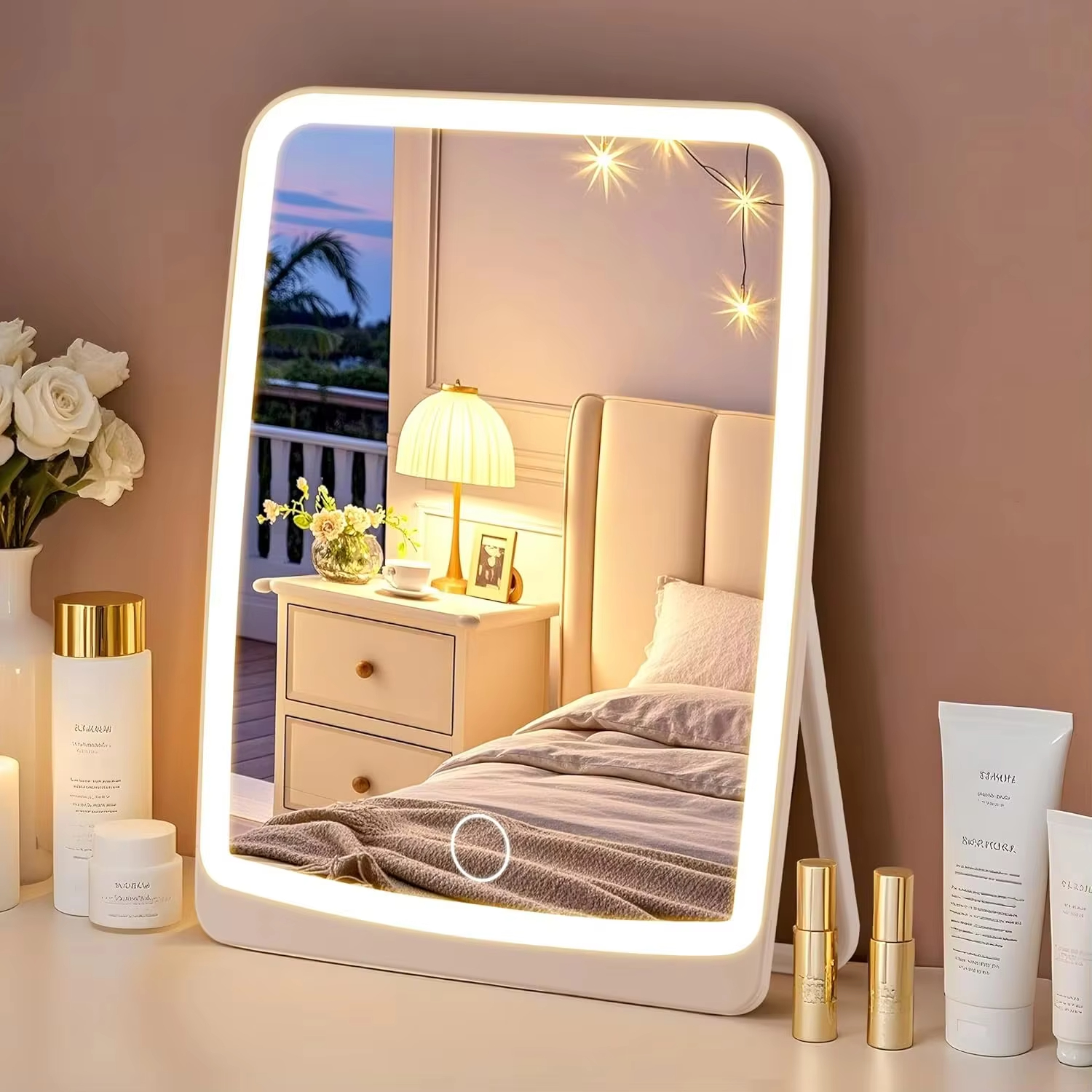 LED Dimmable Makeup Mirror Por – обзор и цена Beauty Makeup Fashion