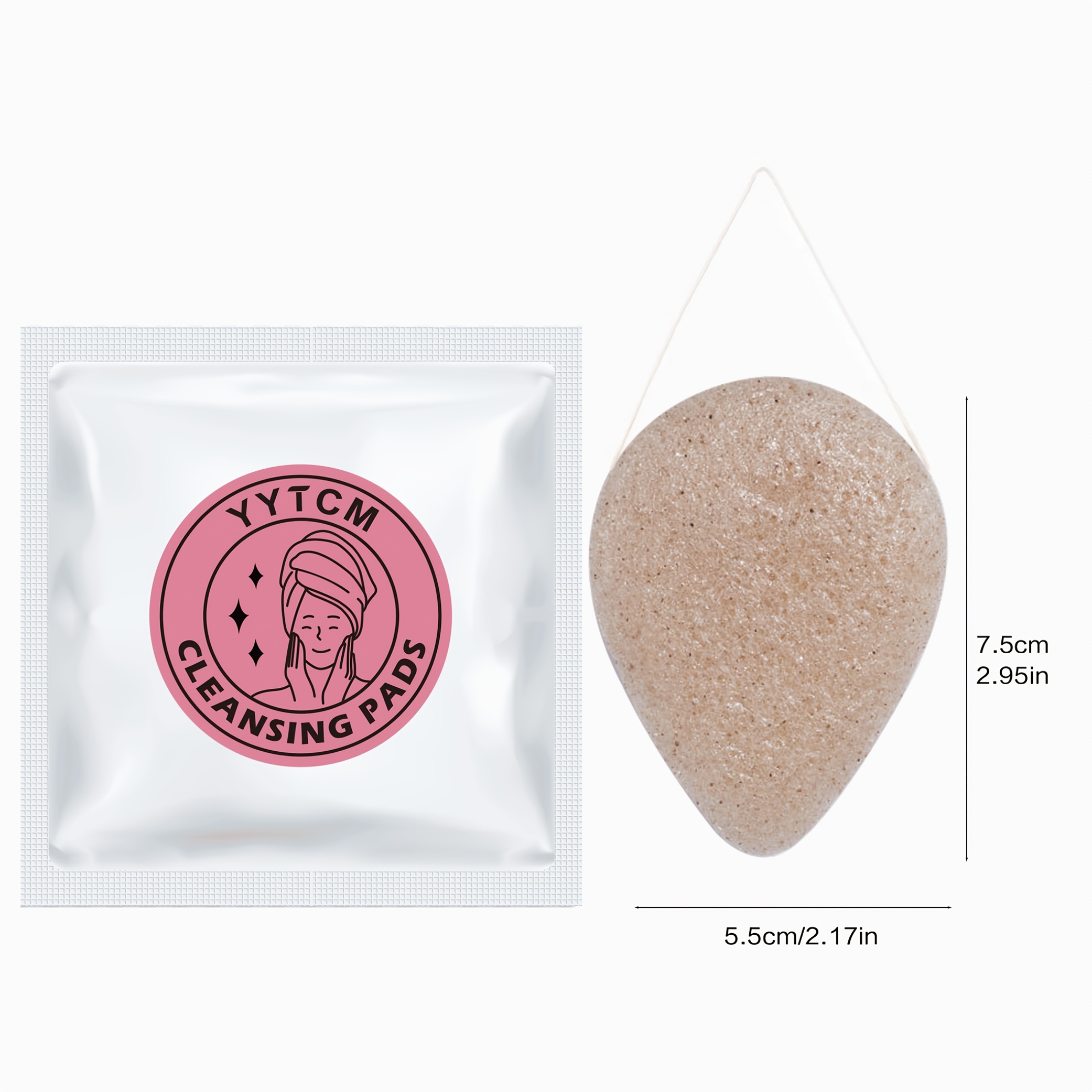 Walnut Seed Konjac Face Sponge – обзор и цена Kiss Beauty Makeup Remover