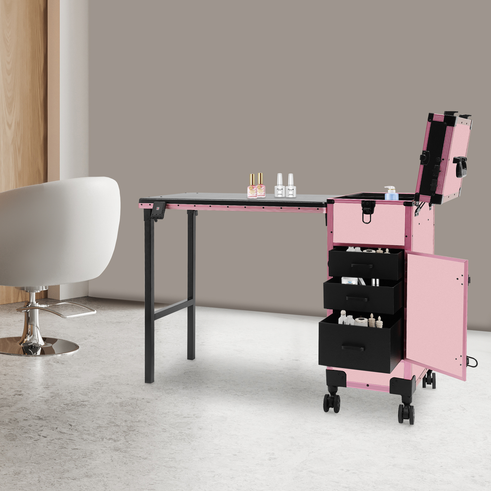 3-Tier Foldable Makeup Trolley – обзор и цена Beauty For You Makeup