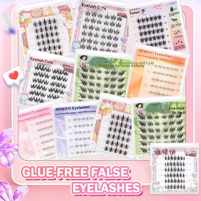 6 Rows Diy Segmented False Eye – обзор и цена False Eyelashes Natural