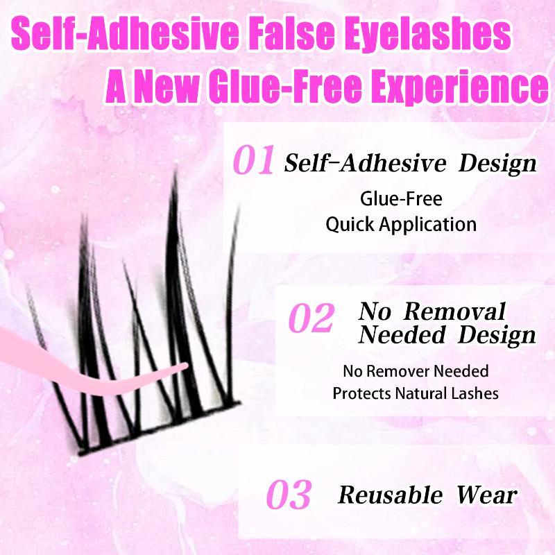 1 Box Natural Fox Eye Glue-Fre – обзор и цена False Eyelashes Natural