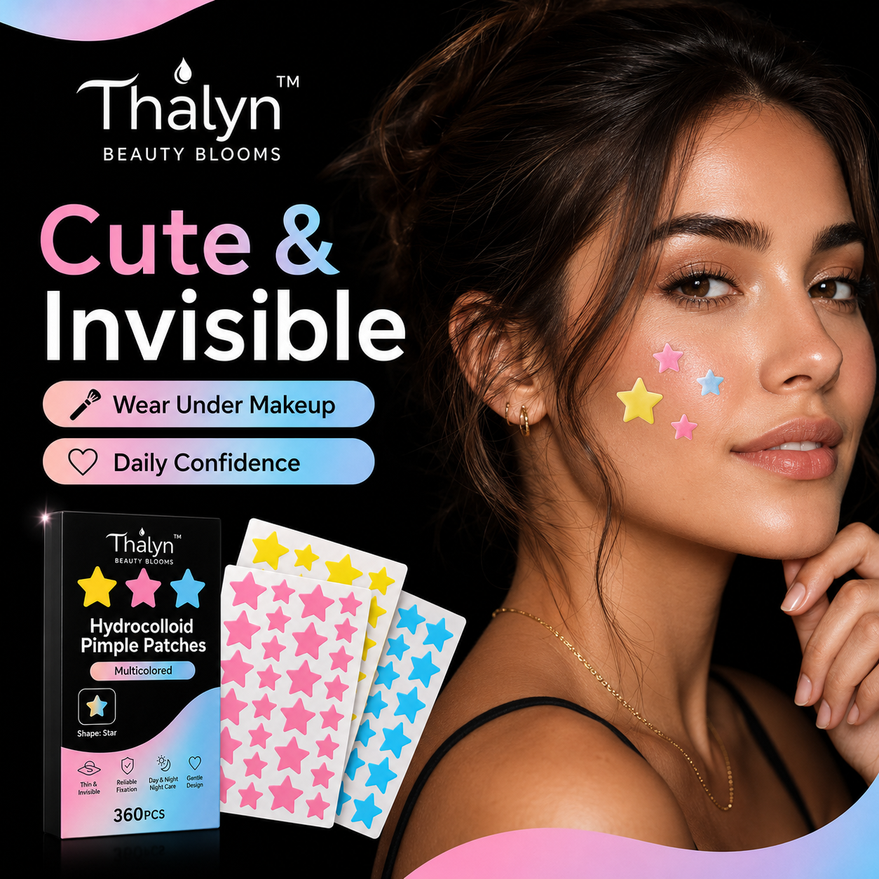 360PCS Colorful Star Pimple Pa – обзор и цена Beauty For You Makeup