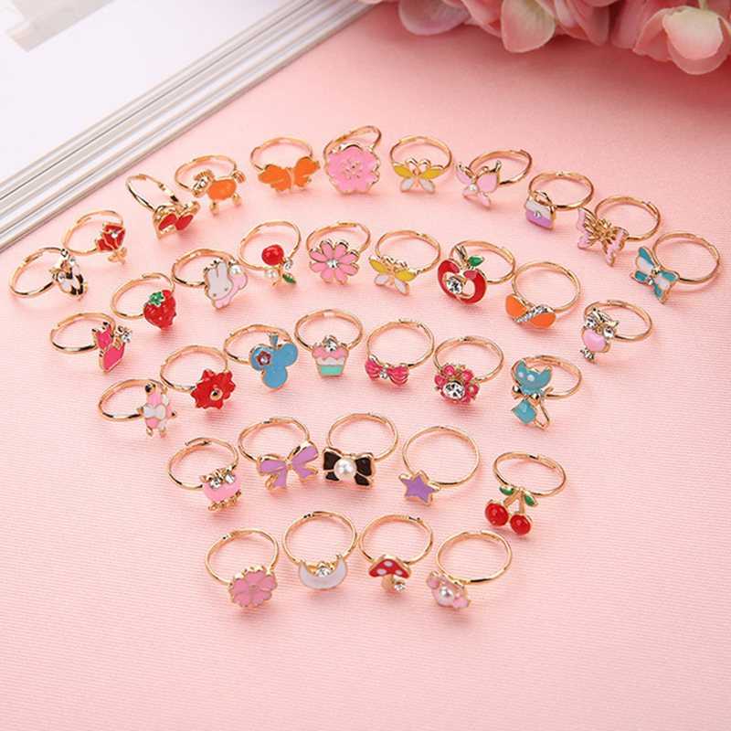 10/20 pcs Children Cute Ring A – обзор и цена Beauty Makeup Fashion