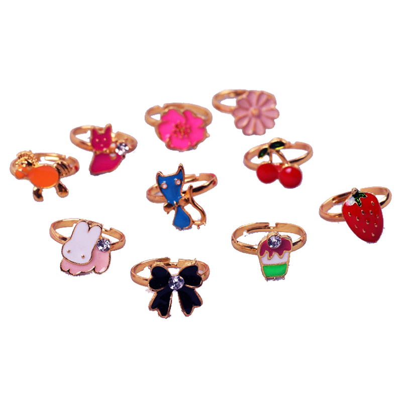 10/20 pcs Children Cute Ring A – обзор и цена Beauty Makeup Fashion