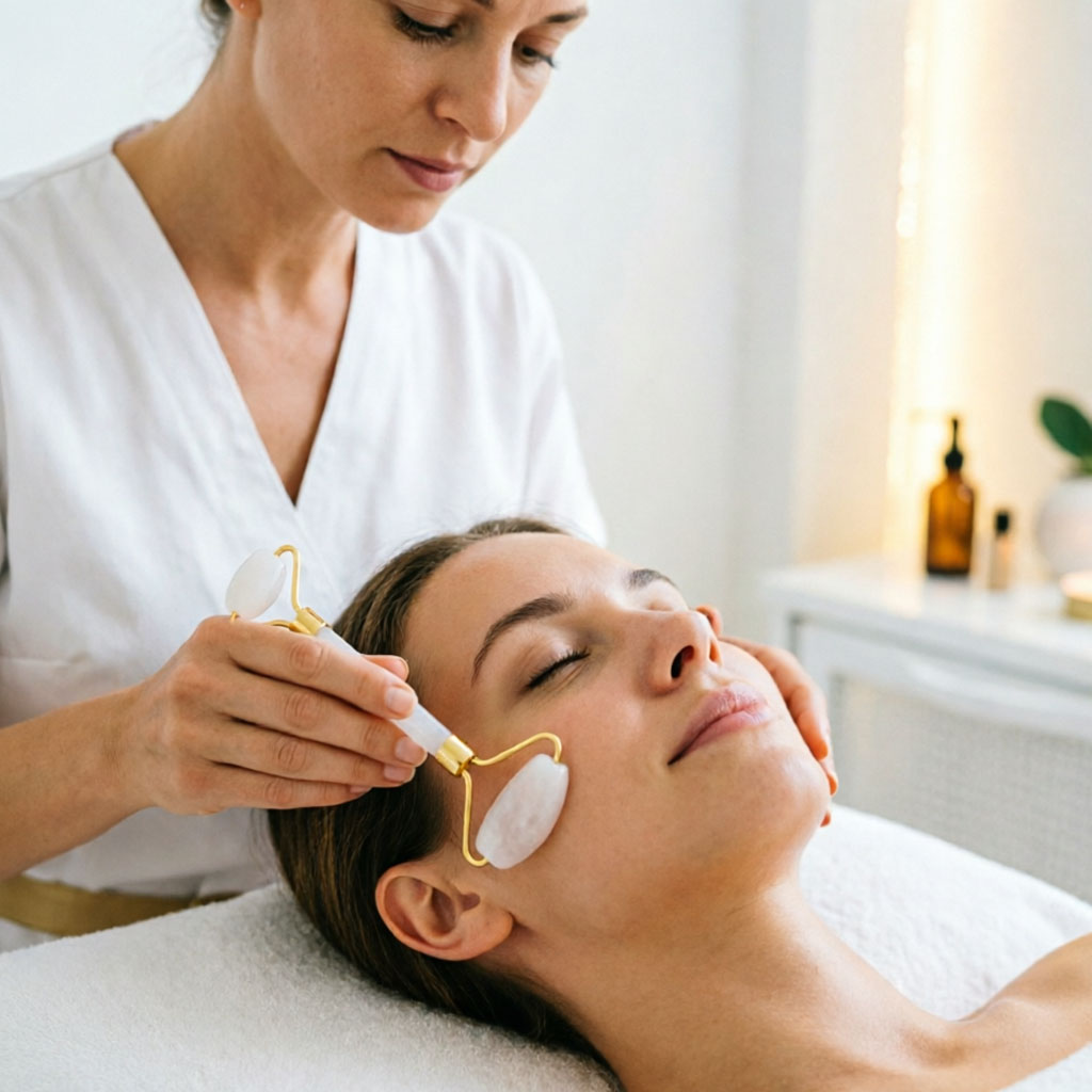 White Gua Sha Natural Jade Whi – обзор и цена Face Massager