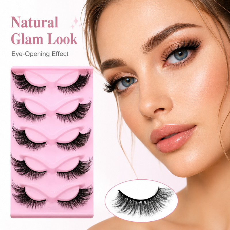 5 Pairs 2 Styles Wispy False E – обзор и цена Beauty Makeup Looks