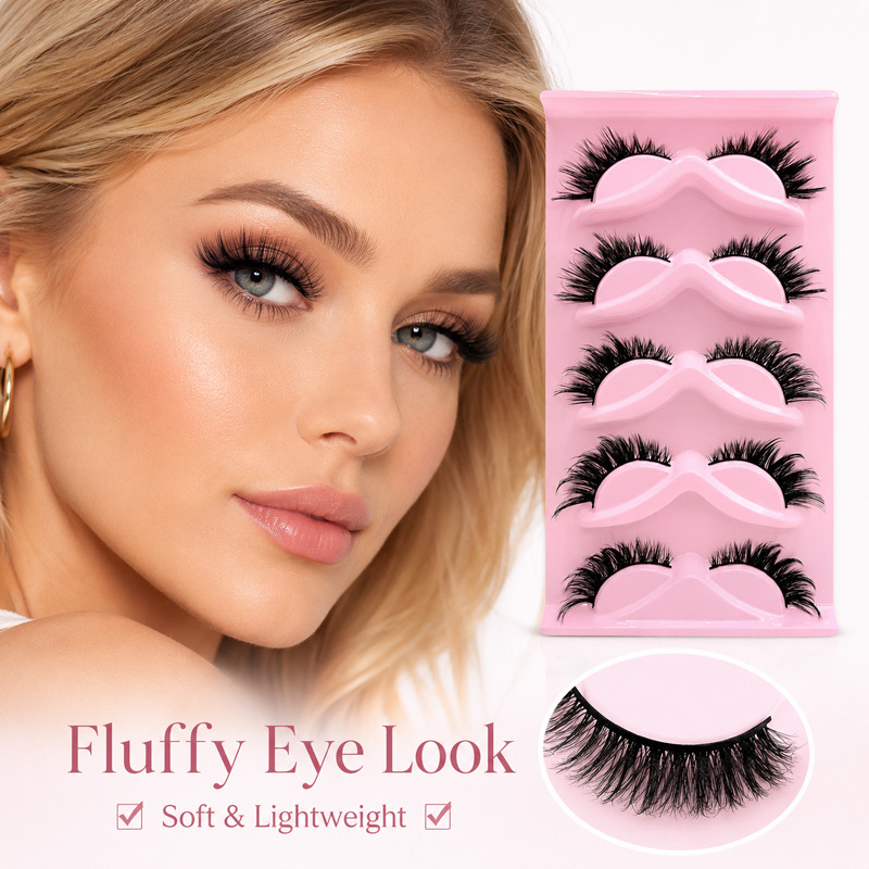 5 Pairs 2 Styles Wispy False E – обзор и цена Beauty Makeup Looks
