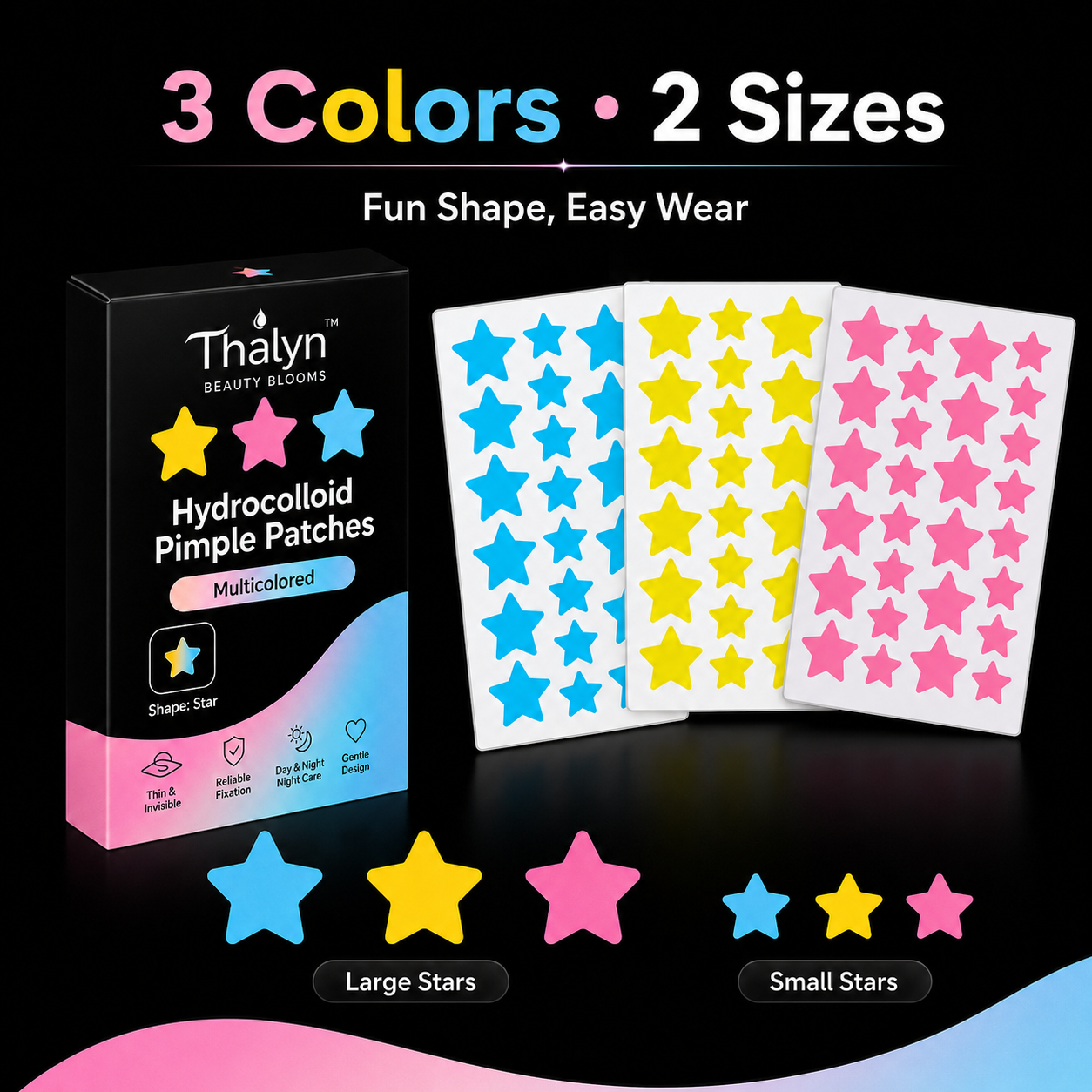 480PCS Colorful Star Pimple Pa – обзор и цена Beauty For You Makeup