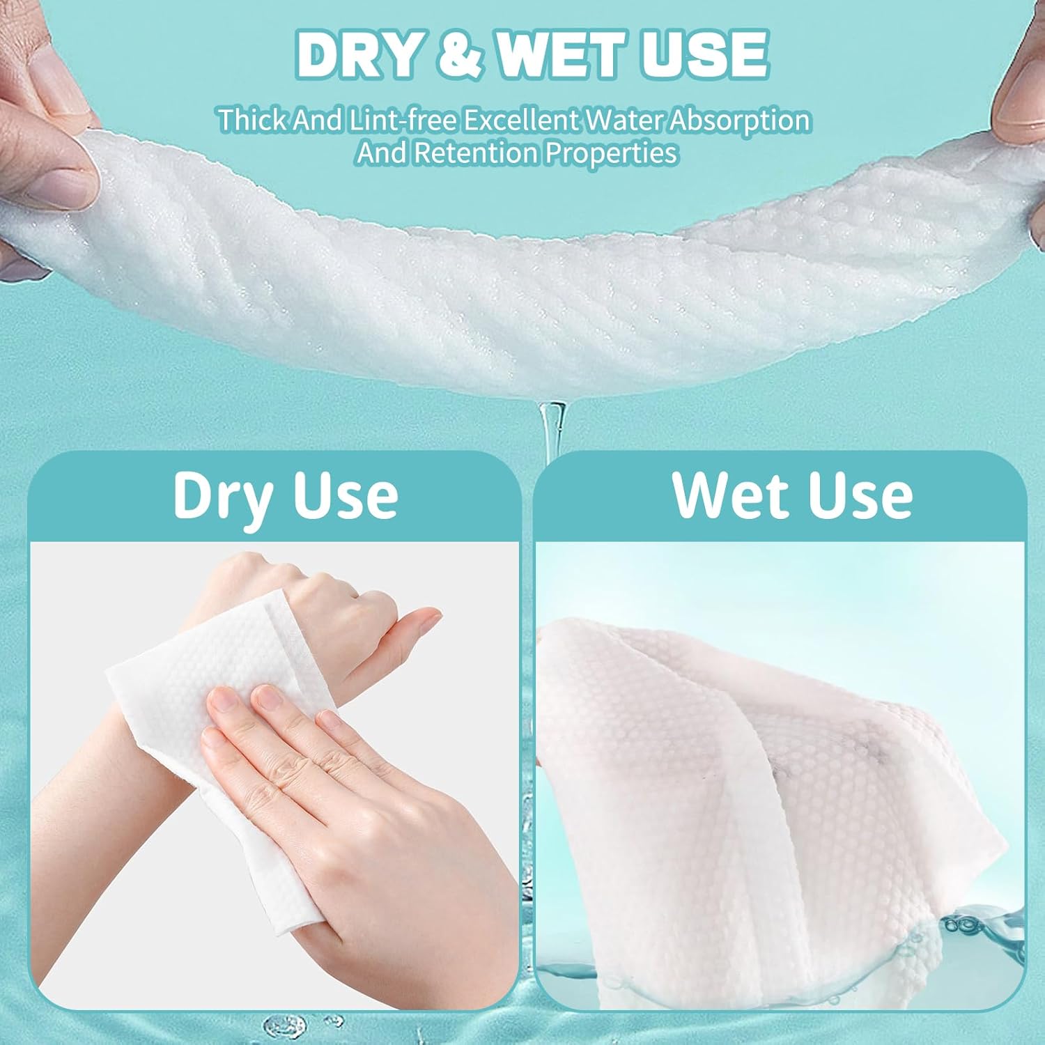 Thick Disposable Facial Towels – обзор и цена Kiss Beauty Makeup Remover