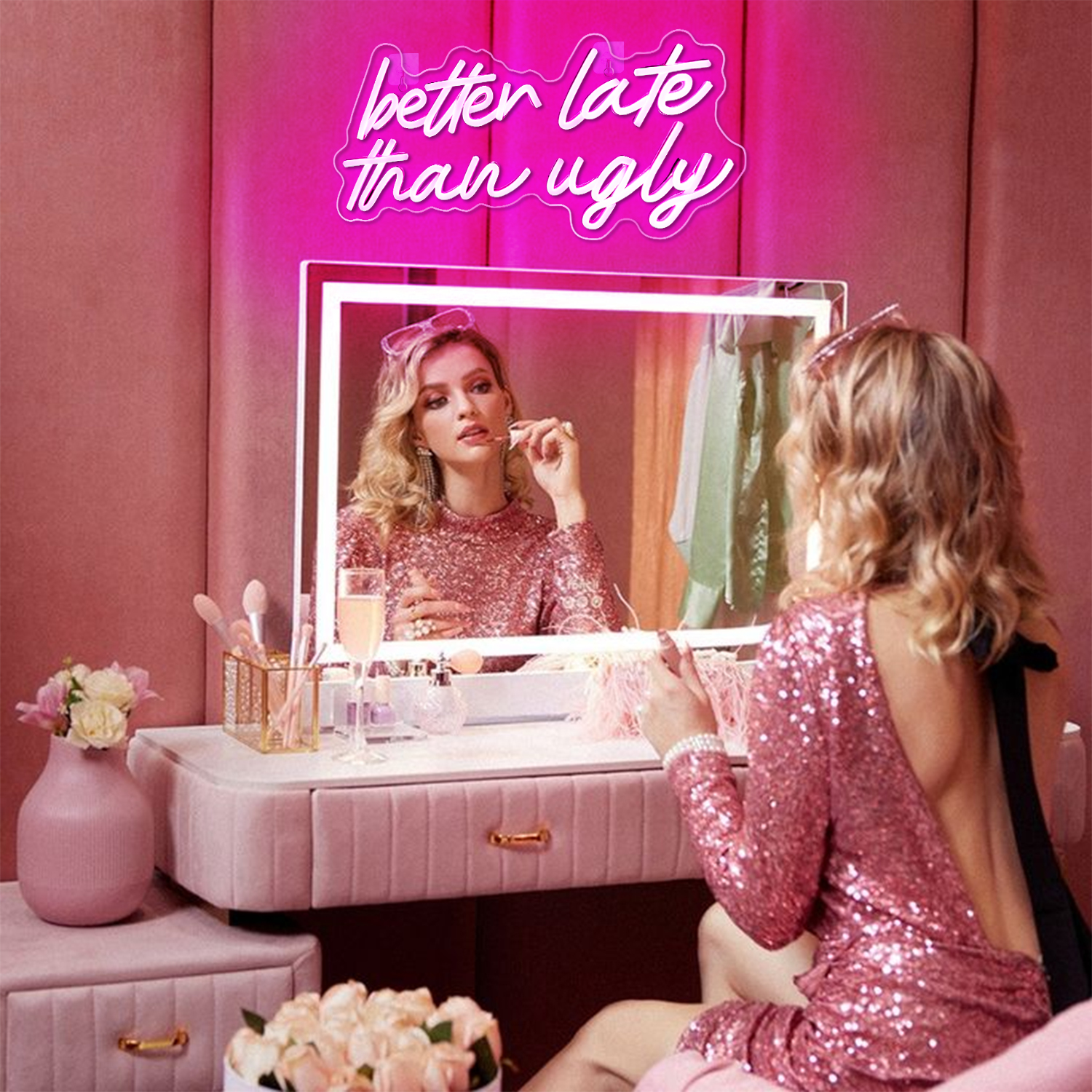Better Late Than Ugly Neon Sig – обзор и цена Beauty Makeup Bar