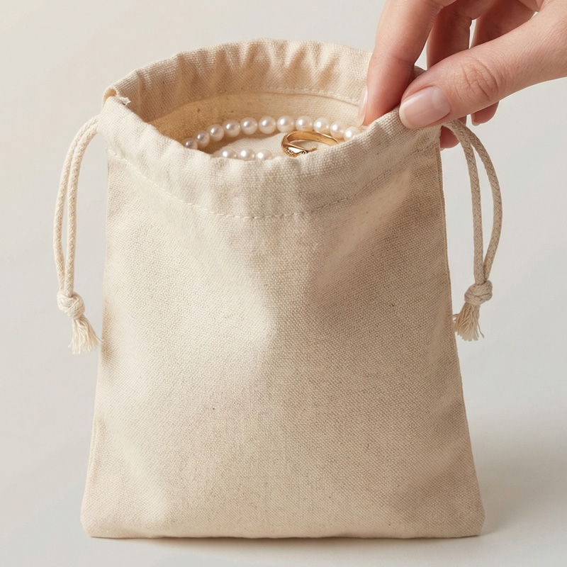 Natural Cotton Gift Bags Jewel – обзор и цена Beauty Makeup Fashion