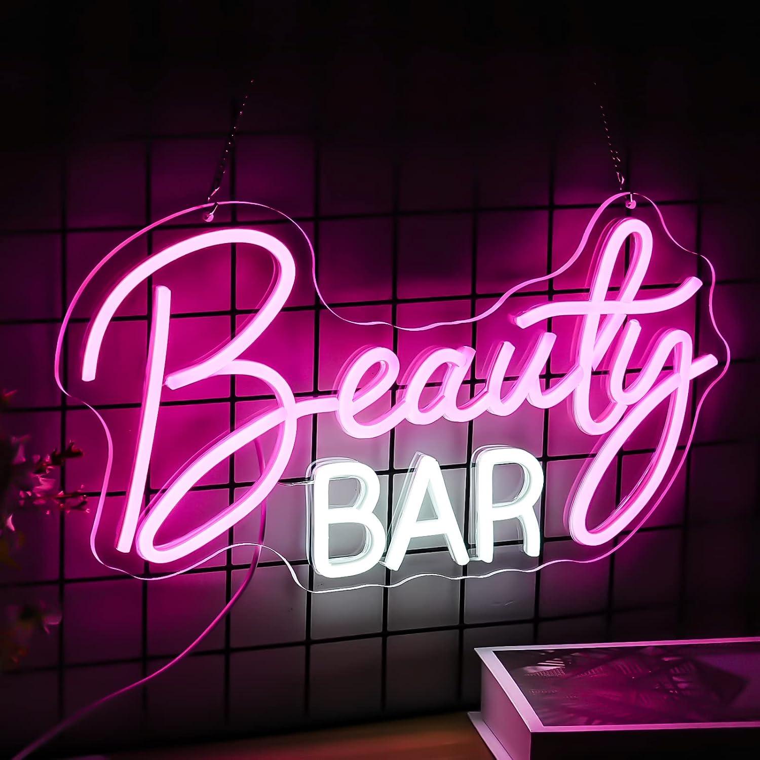 Beauty Bar Neon Sign Dimmable  – обзор и цена Beauty Makeup Bar