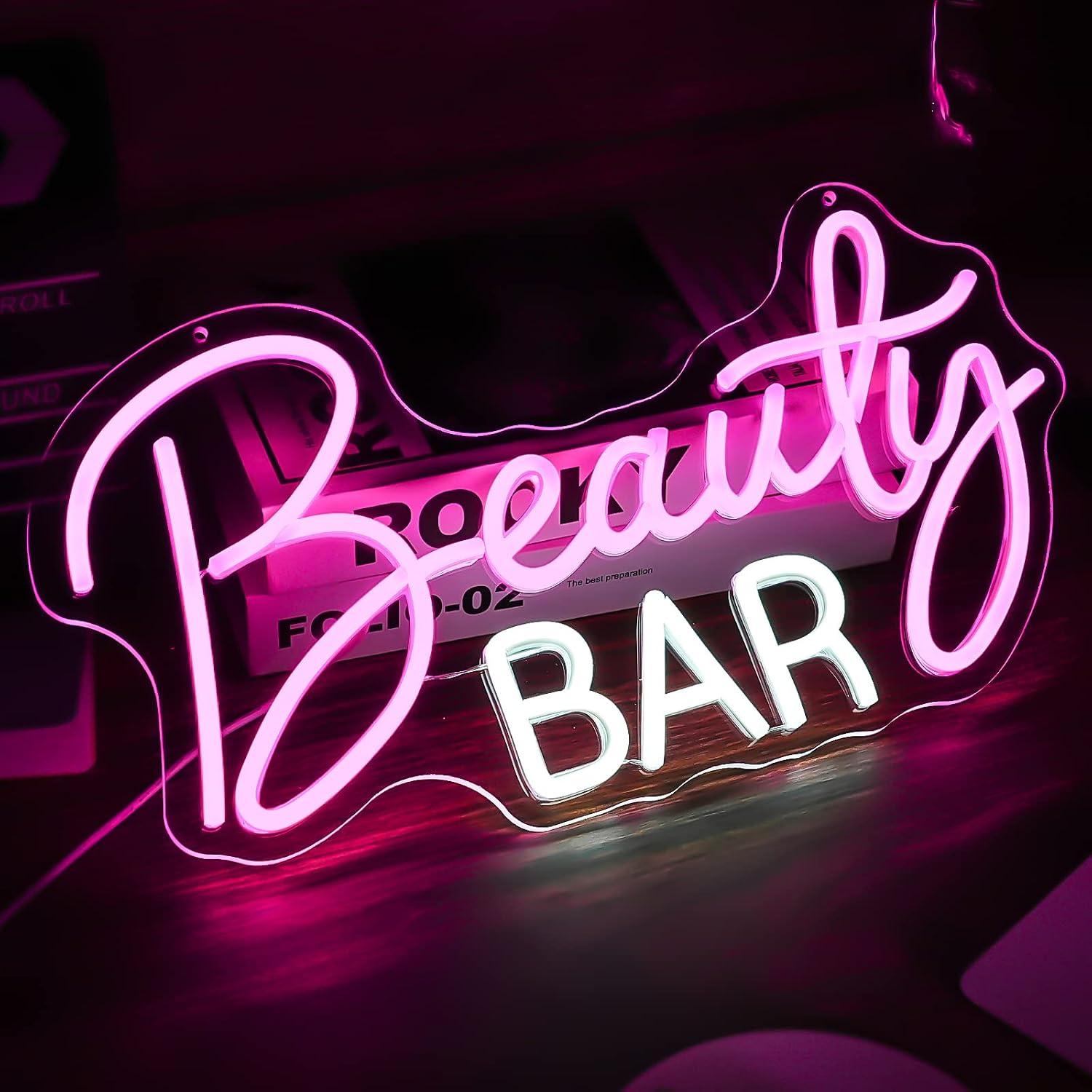 Beauty Bar Neon Sign Dimmable  – обзор и цена Beauty Makeup Bar