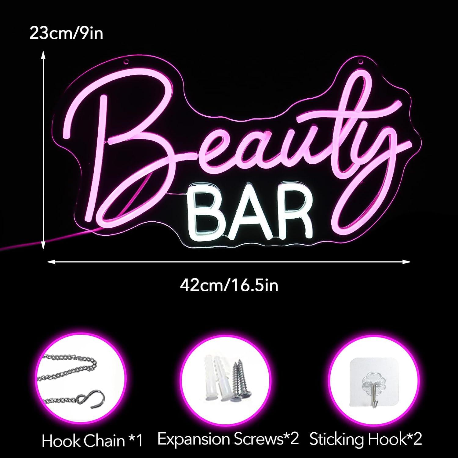 Beauty Bar Neon Sign Dimmable  – обзор и цена Beauty Makeup Bar